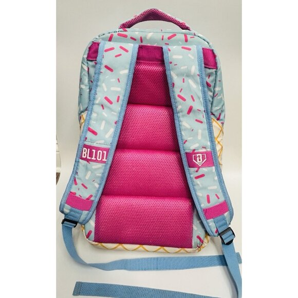 Baseball Lifestyle BL101 Backpack Cotton Candy Ice Cream Blue Pink - Picture 3 of 13